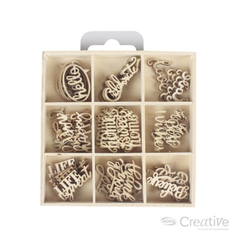 CREATIVE - Palabras de madera 45u