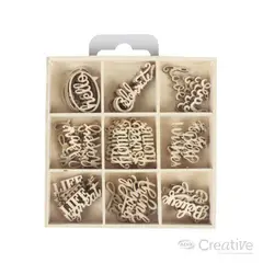 CREATIVE - Palabras de madera 45u