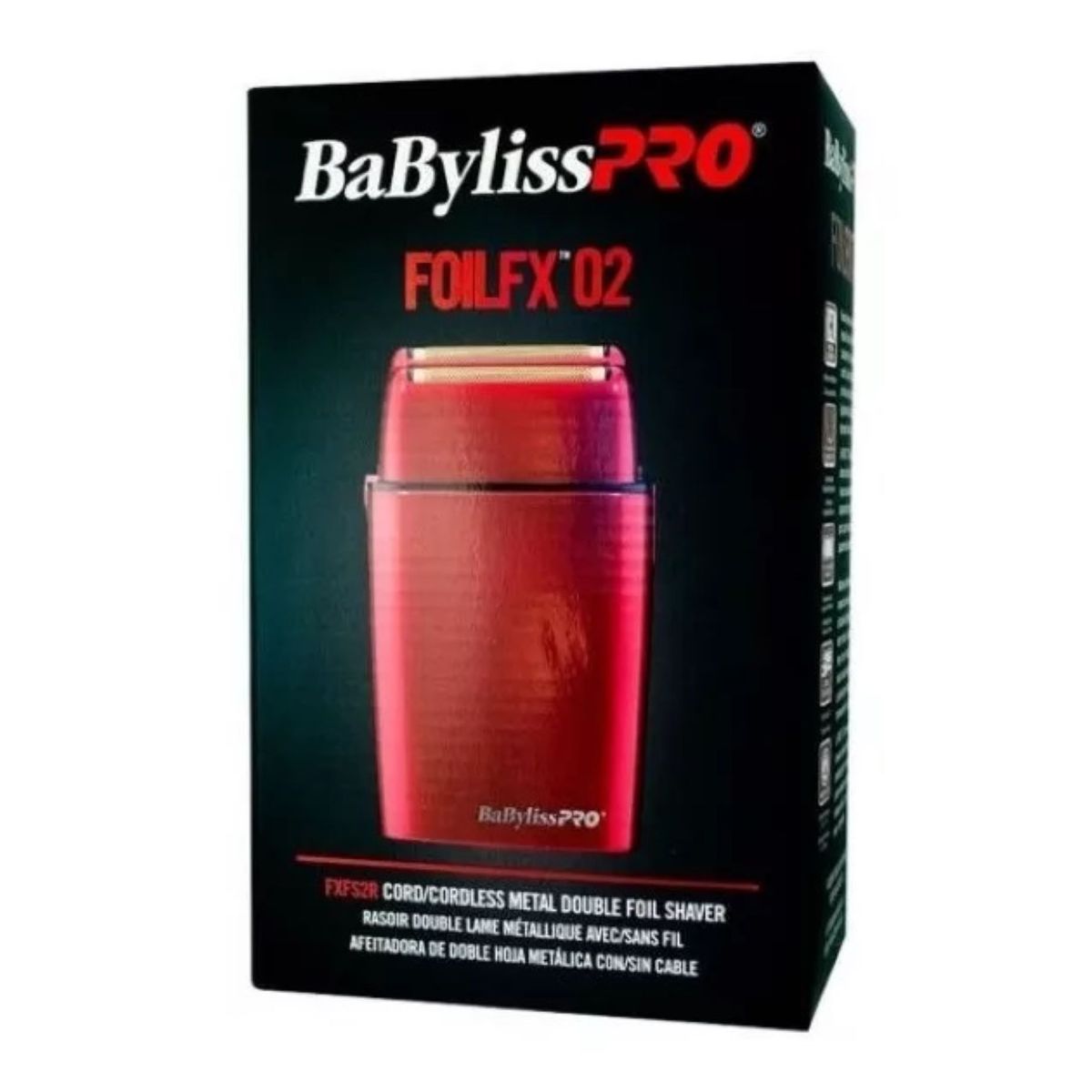 BABYLISS PRO - Máquina Afeitadora Shaver Fx02 Red.