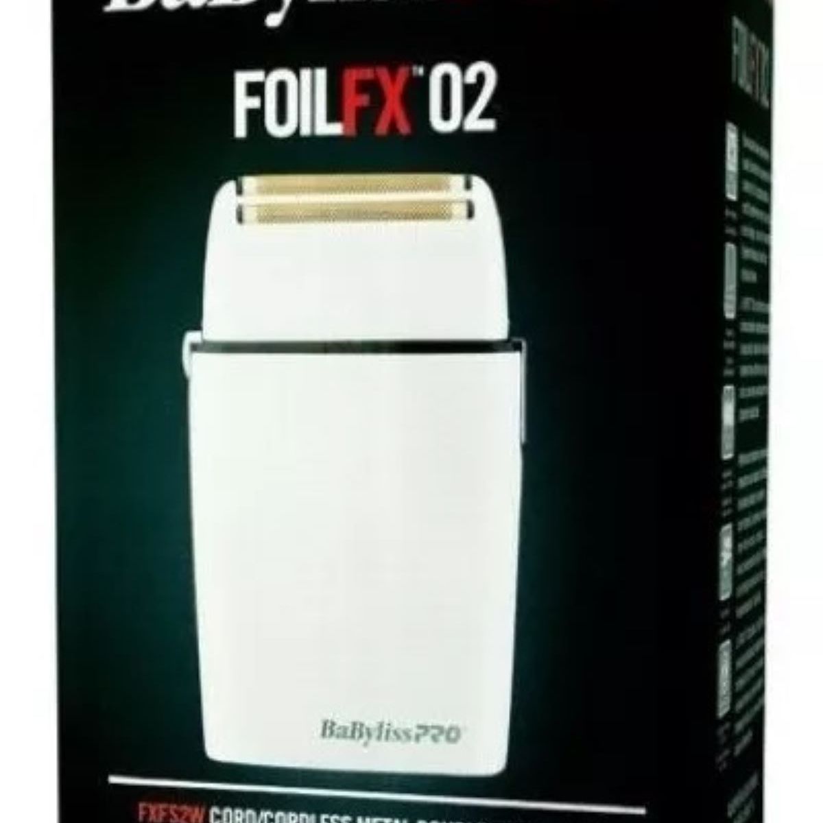 BABYLISS PRO - Máquina Afeitadora Shaver Fx02 White.