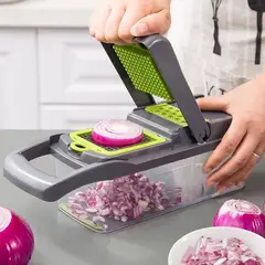 GENERICO - Mandolina Cortadora Rebanadora De Vegetales 14 En 1