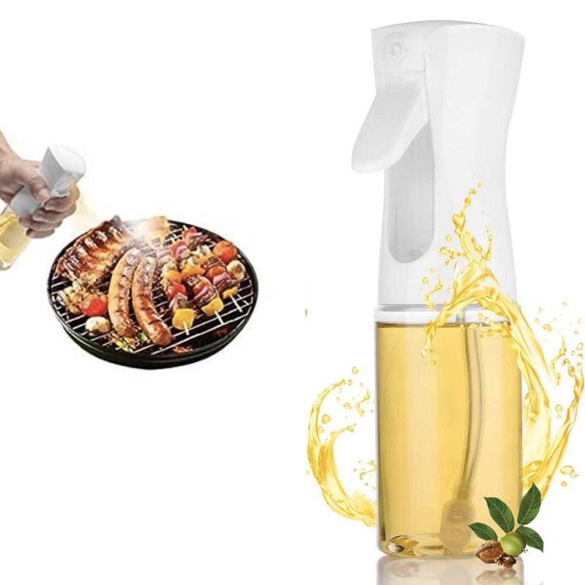 GENERICO - Rociador Dispensador Pulverizador Botella De Aceite Spray