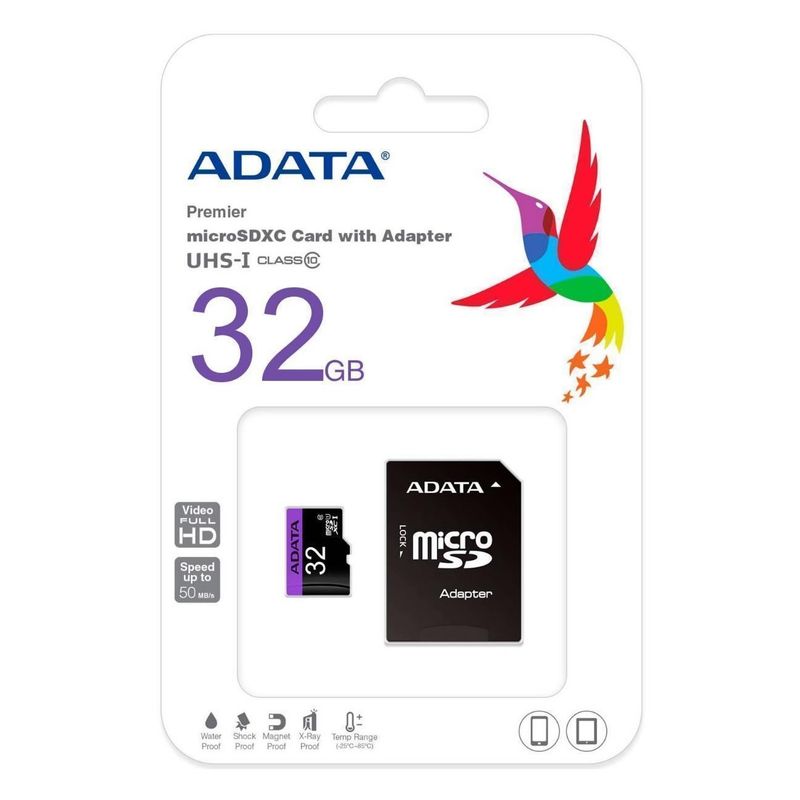 ADATA - Tarjeta Memoria Micro SD Hc 32GB Adata