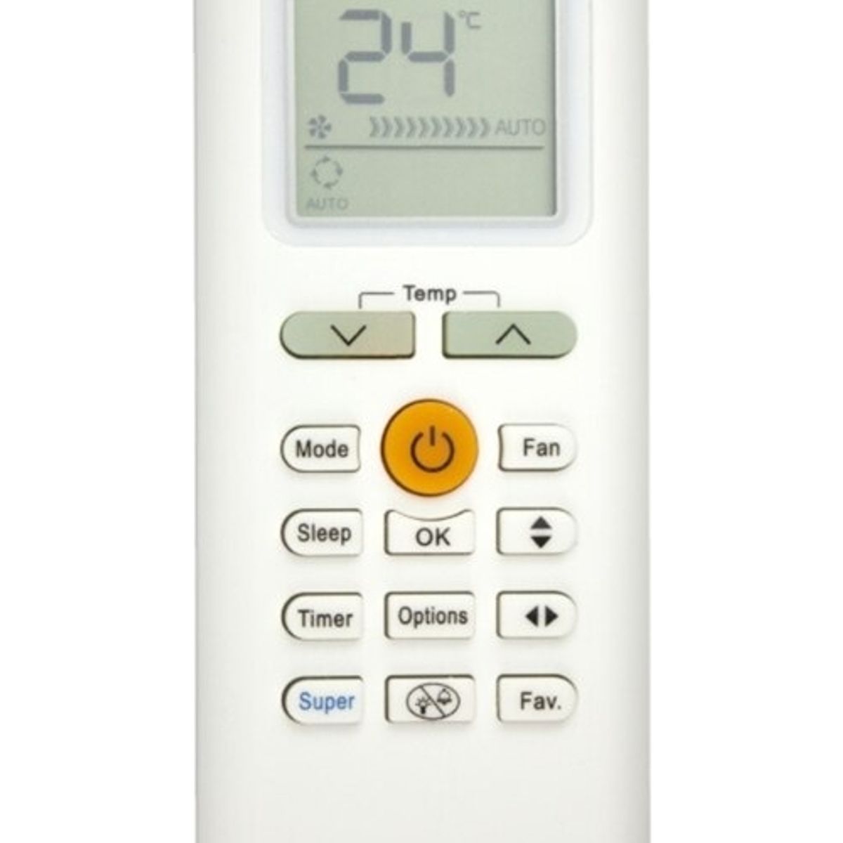 GENERICO - Control Remoto Para Aire Acondicionado Midea Rg70a