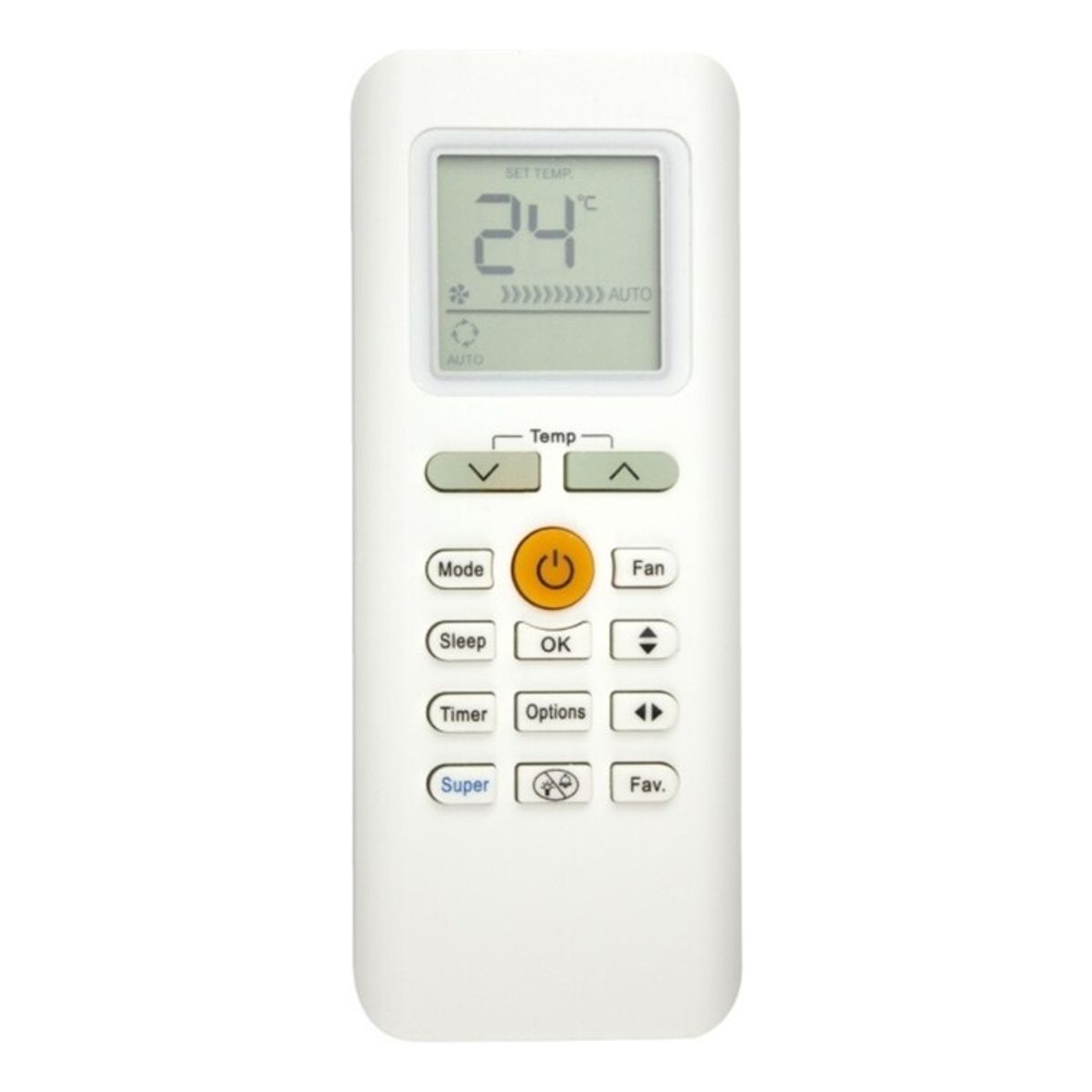 GENERICO - Control Remoto Para Aire Acondicionado Midea Rg70a