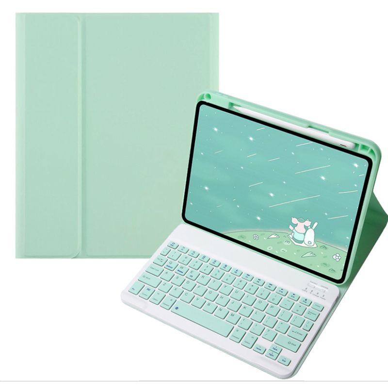 GENERICO - Funda Verde claro con teclado para IPAD 10,2