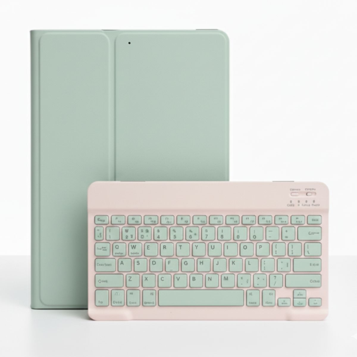 GENERICO - Funda Verde claro con teclado para IPAD 10,2