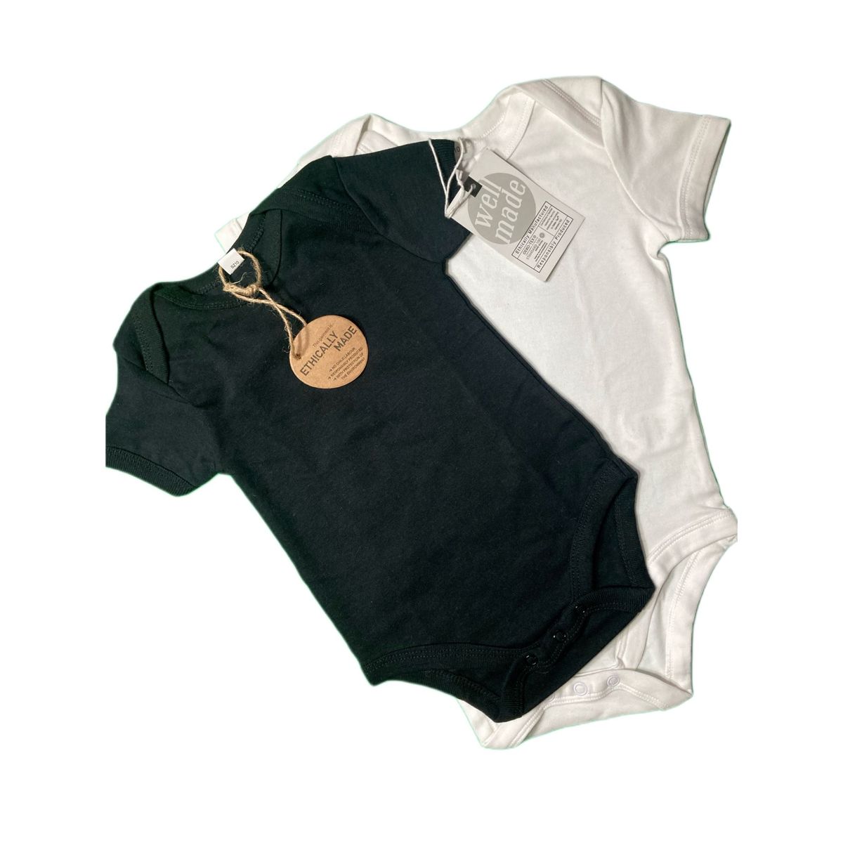 AUKAI - Body de algodón negro