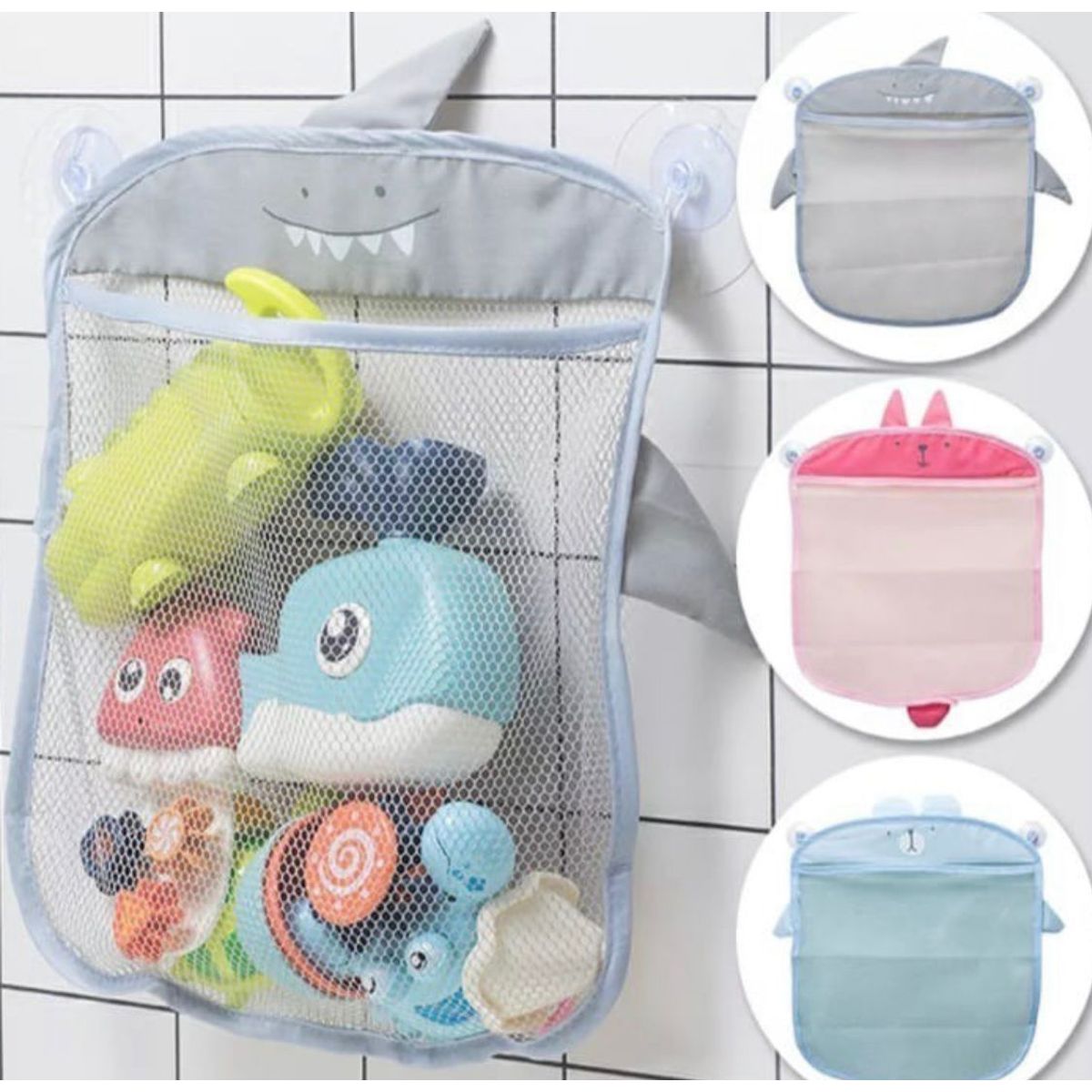 GENERICO - Bolsa Malla Organizadora Guardar Juguetes Baño Tina Bebé