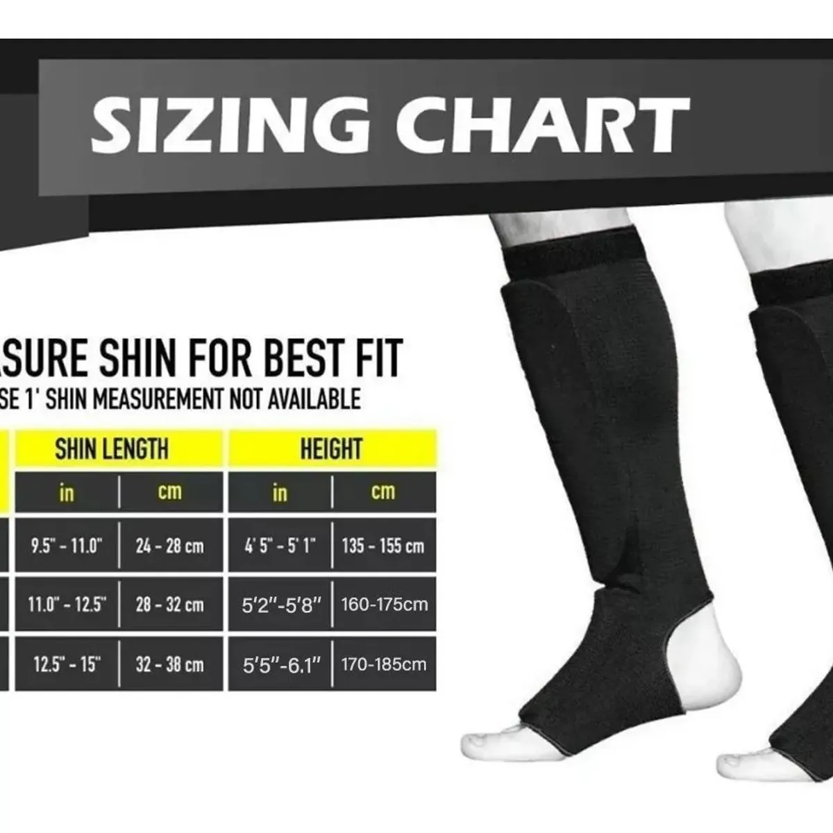 KUANGYE - Espinilleras Muay Thai Mma Kick Boxing Karate Ssr Sport 1par