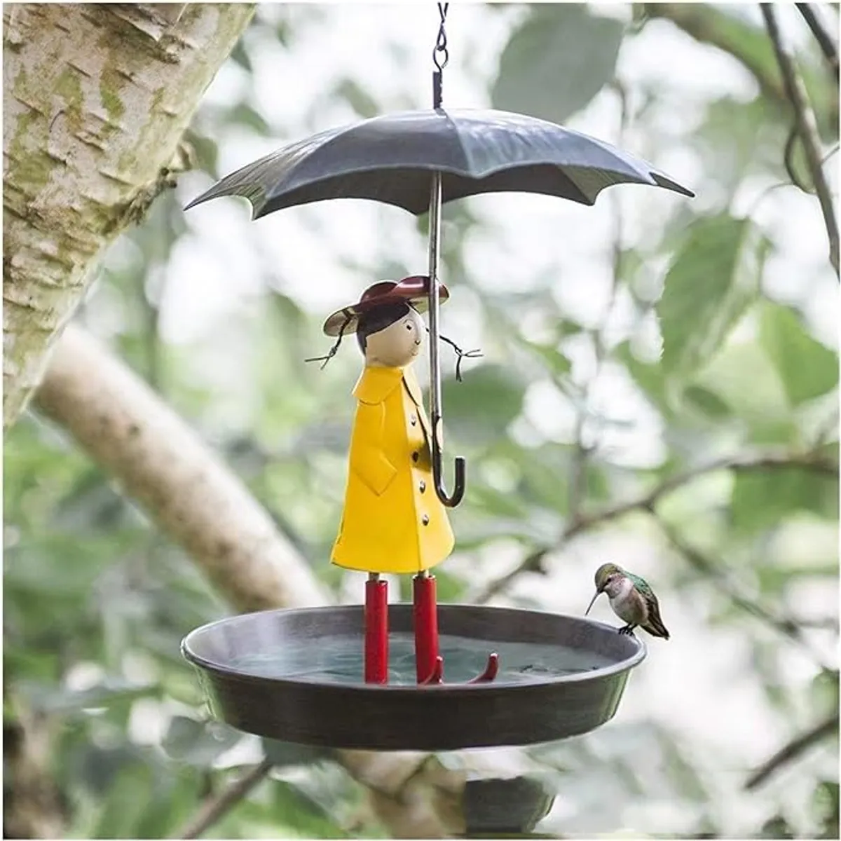 GENERICO - Comedero de pájaros con cadena colgante