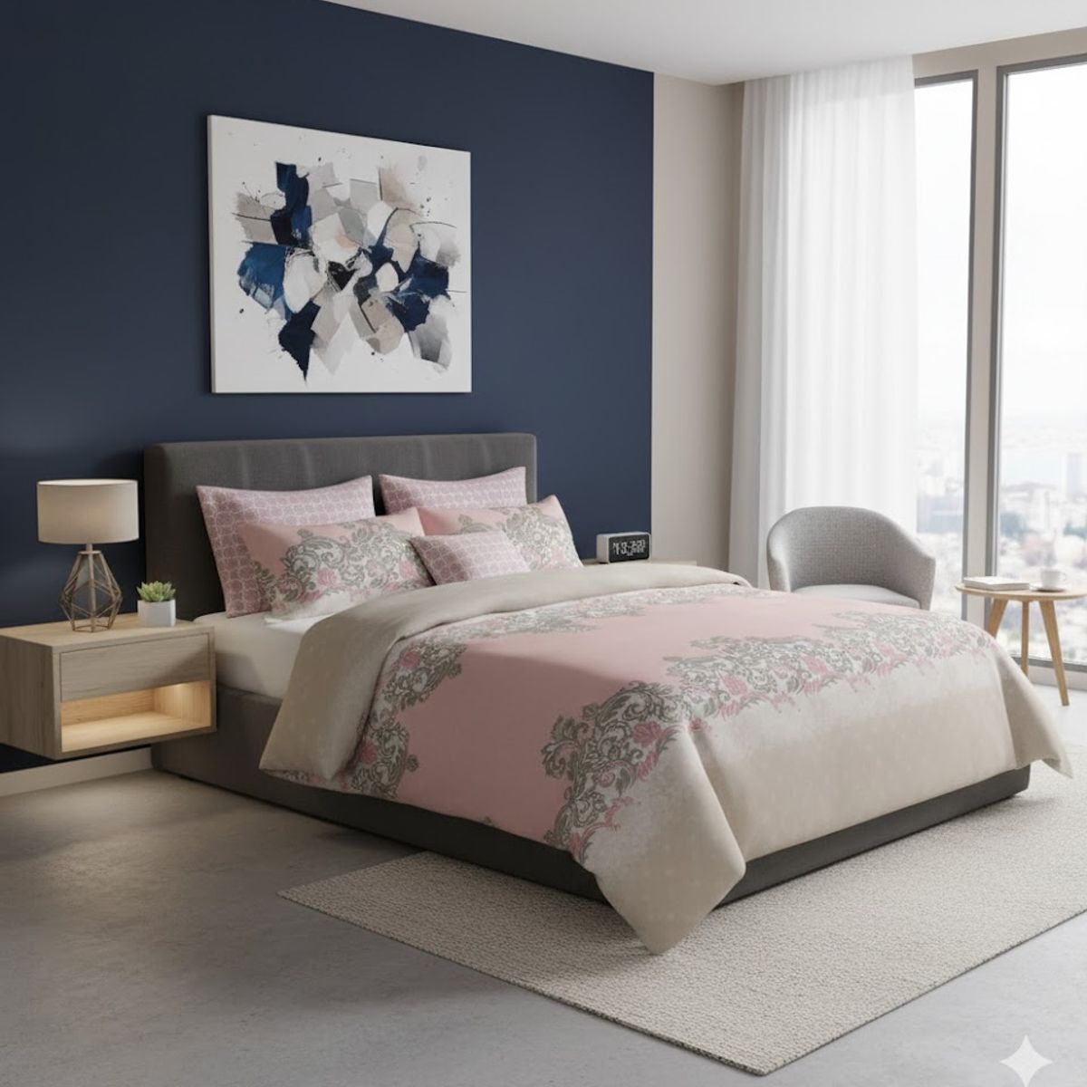 CUBRECAMA ROSA 1.5 PLAZA QUILT DE VERANO HERMOSO DISEÑO ESTAMPADO_., marca GENERICO - Foto 2