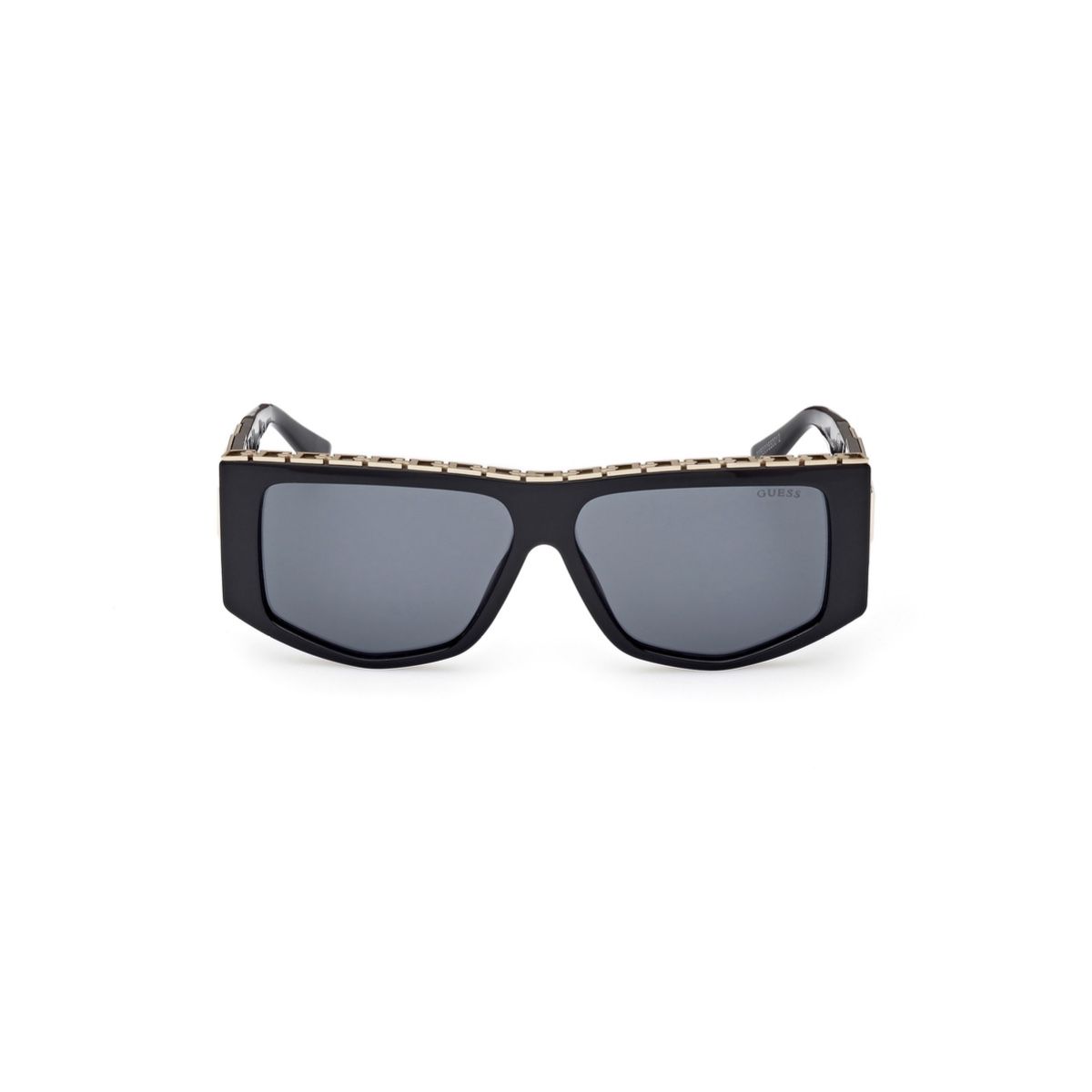 GUESS - Lentes de Sol Negro Brillante Guess