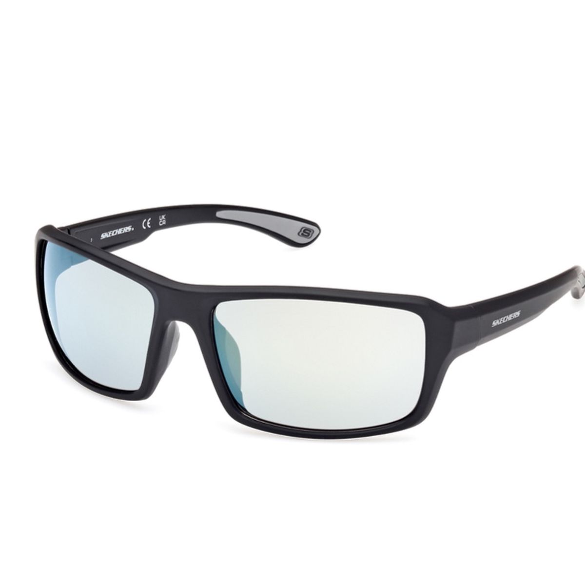 SKECHERS - Lentes de Sol Negro Mate Espejados Skechers