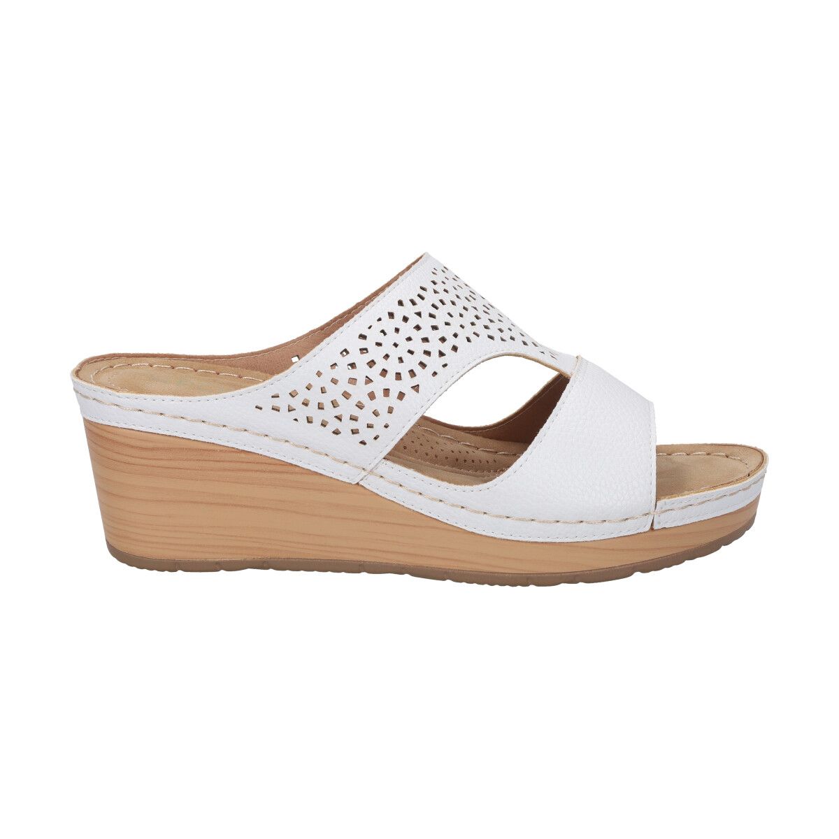 POLICE - Sandalia  Mujer Blanco/Café Nala 2 Police