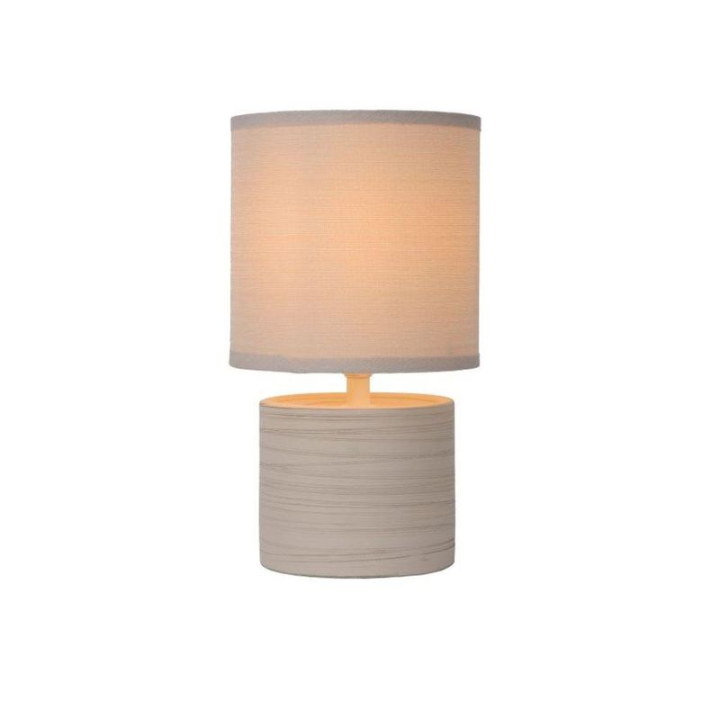 BOSCO - LAMPARA DE MESA GREASBY BEIGE 1xE14 BOSCO