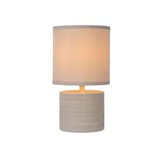 BOSCO - LAMPARA DE MESA GREASBY BEIGE 1xE14