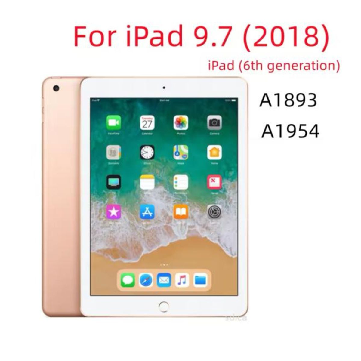 GENERICO - Lámina Protectora Vidrio Templado Para iPad Air 9.7 5ta/6ta