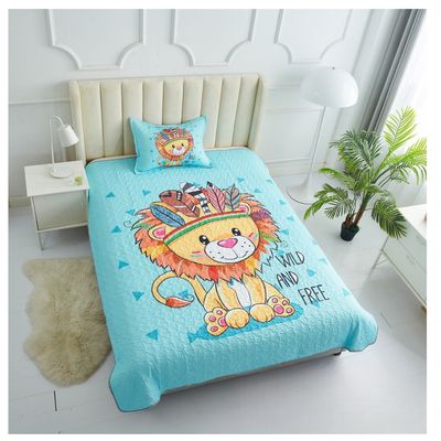 Imagen 2 del producto Cubrecama Quilt Verano Plaza y Media Infantil Diseño De León