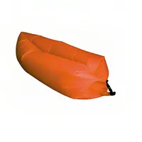 SOFA SILLON INFLABLE TUMBONA COLCHON. ORANGE
