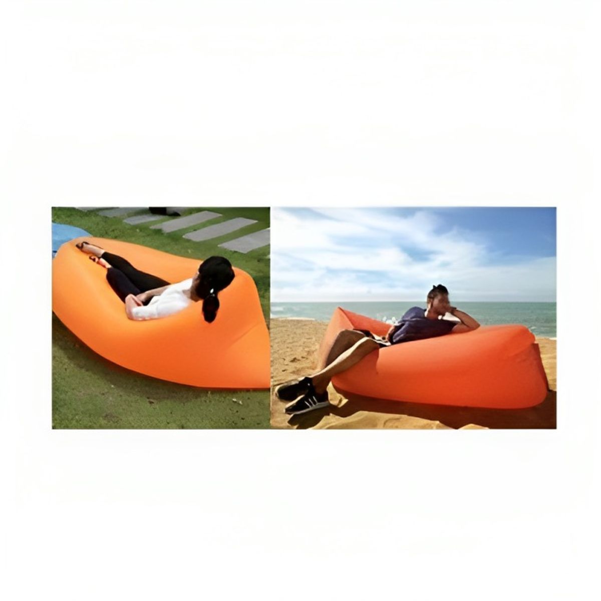 OUTDOOR RESEARCH - SOFA SILLON INFLABLE TUMBONA COLCHON.  ORANGE