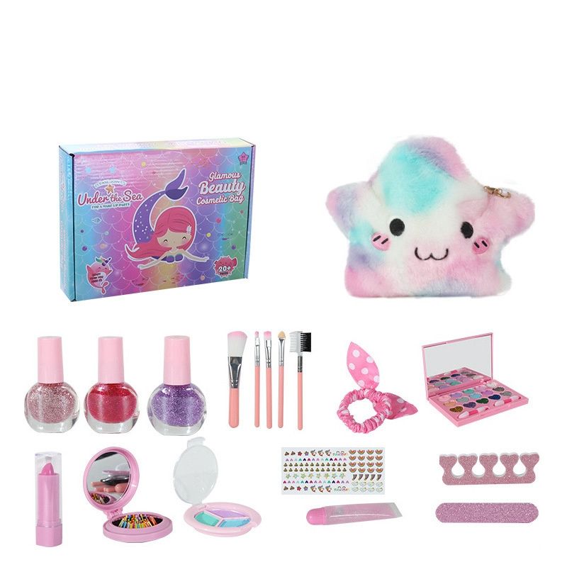 NAUTICA - Juguete de maquillaje lavable regalo de princesa para niñas
