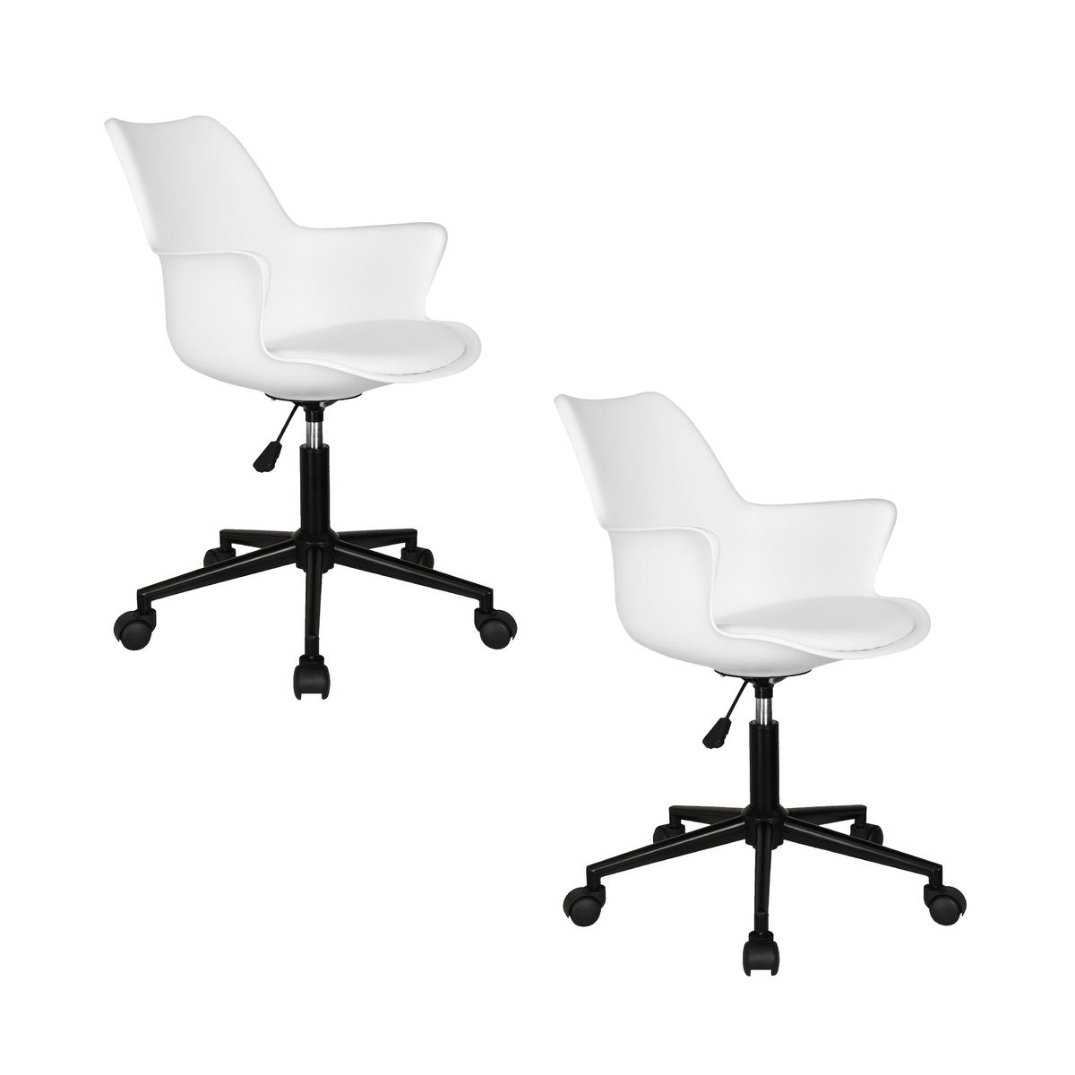 PLOS - Silla Escritorio Oficina Eames Home Office Pack x2 Unidades PLOS