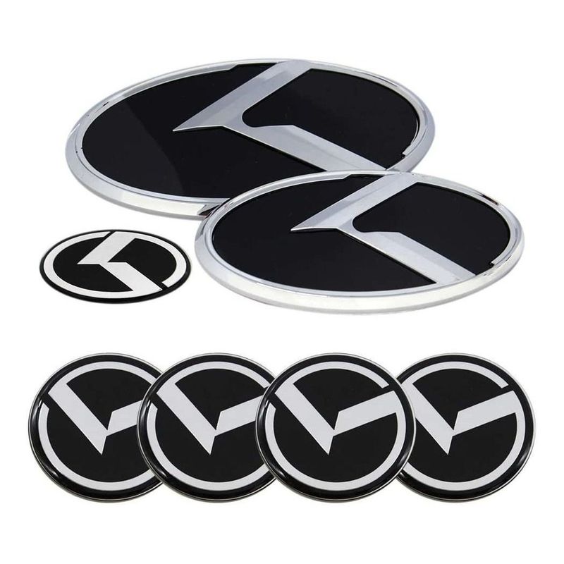 GENERICO - Emblema Logo Insignia Para Kia Coreano K 7 Piezas Adhesivas