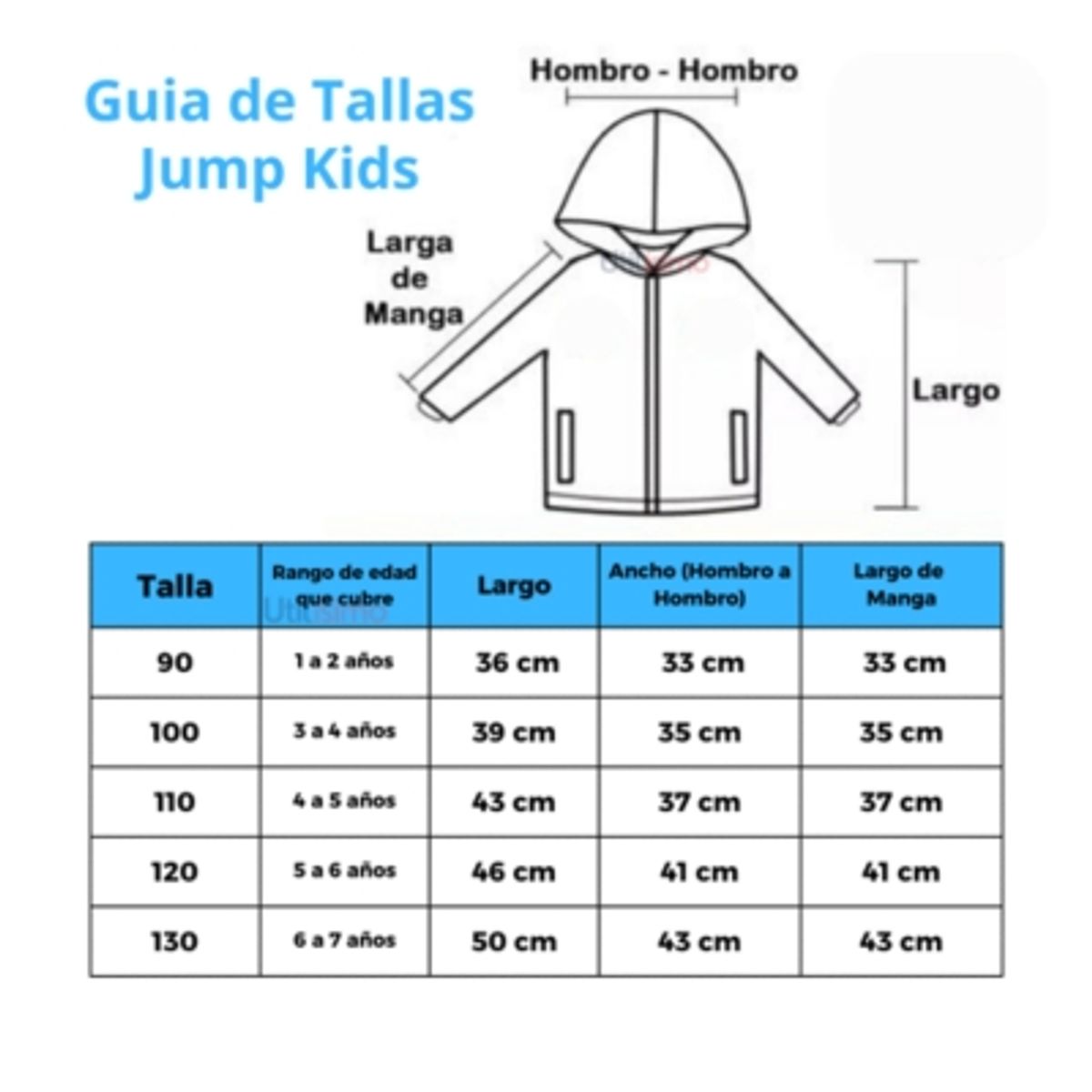 JUMP KIDS - Chaqueta Cortaviento Impermeable Estampado Niño y Bebé Jump Kids