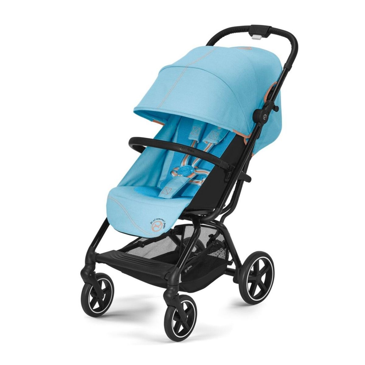 CYBEX - Coche Compacto Eezy S Plus v3 BLK Beach Blue CYBEX