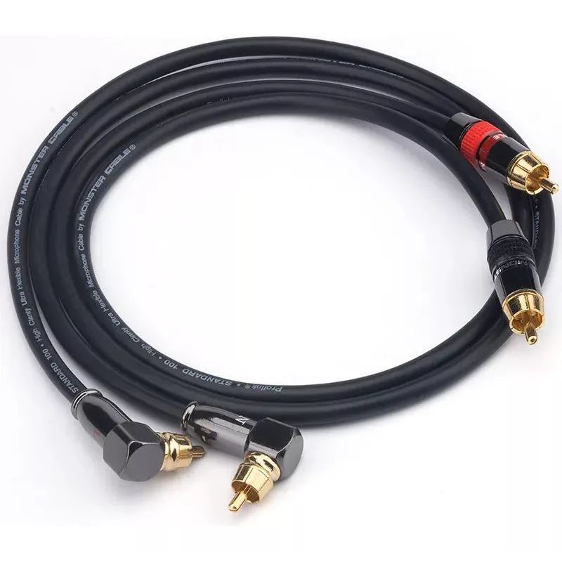 KUANGYE - Cable Audio 0.75 Mt, Hifi Cobre Ofc Conectores Rca In Y Out