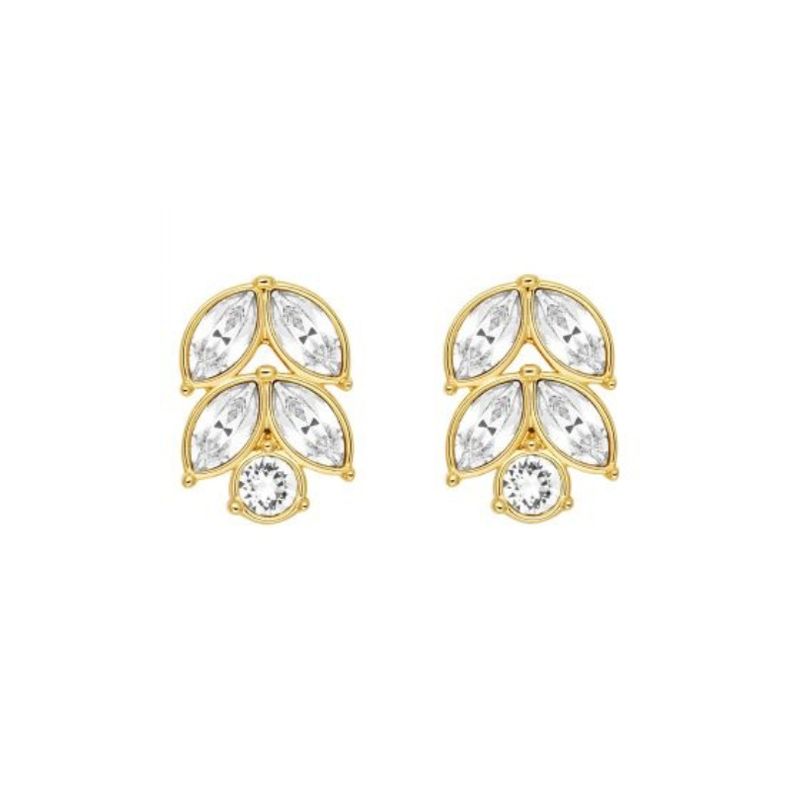 BLOOM CRYSTAL - Pendientes Portadores de Charms modelo Nora con cristal de Swarovski