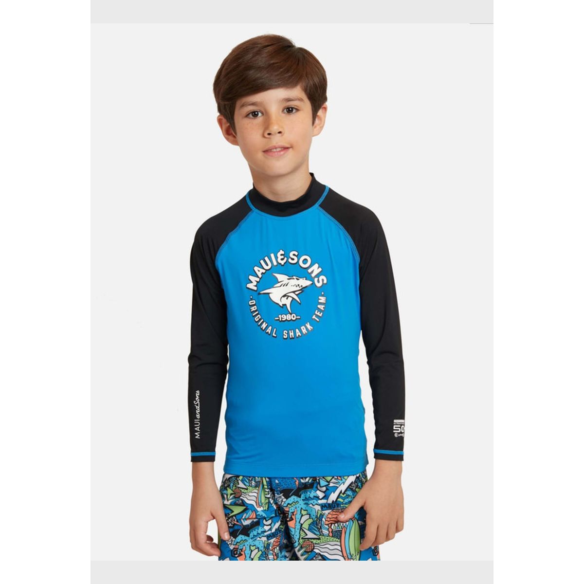 MAUI AND SONS - Polera Sin Nombre De Fantasia Niño Azul Maui And Sons