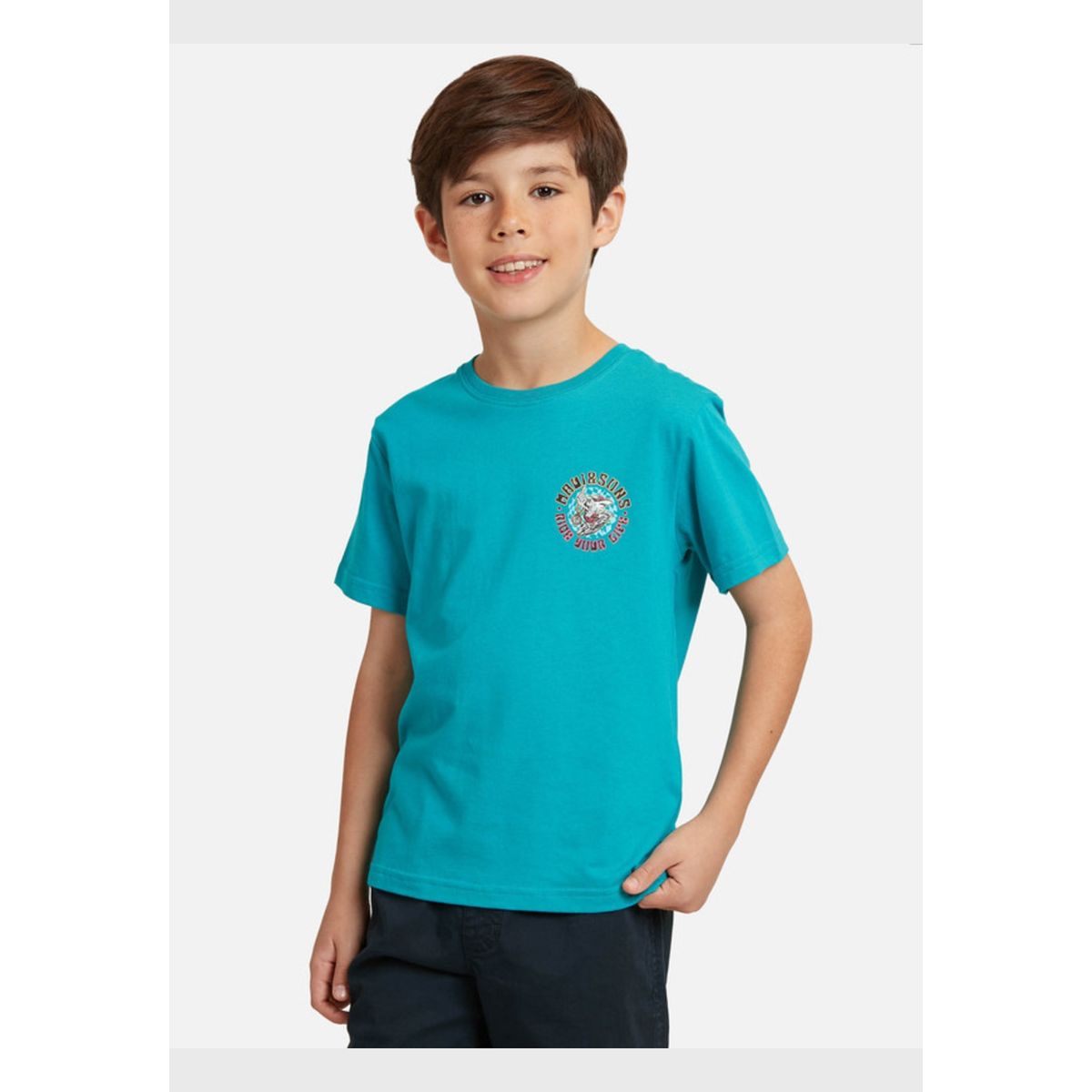 MAUI AND SONS - Polera Mushroom World Niño Celeste Maui And Sons