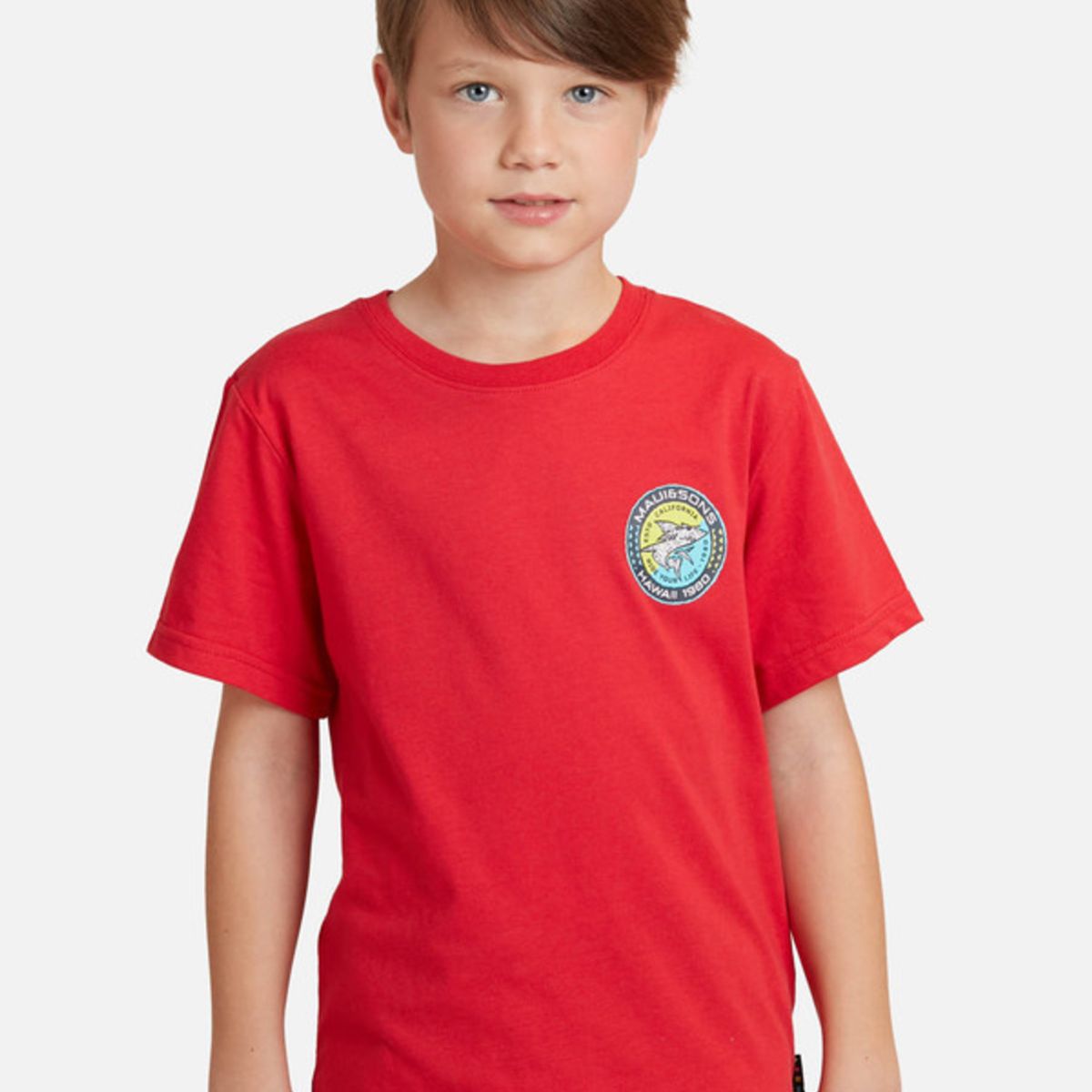 MAUI AND SONS - Polera Since Hawaii Niño Rojo Maui And Sons