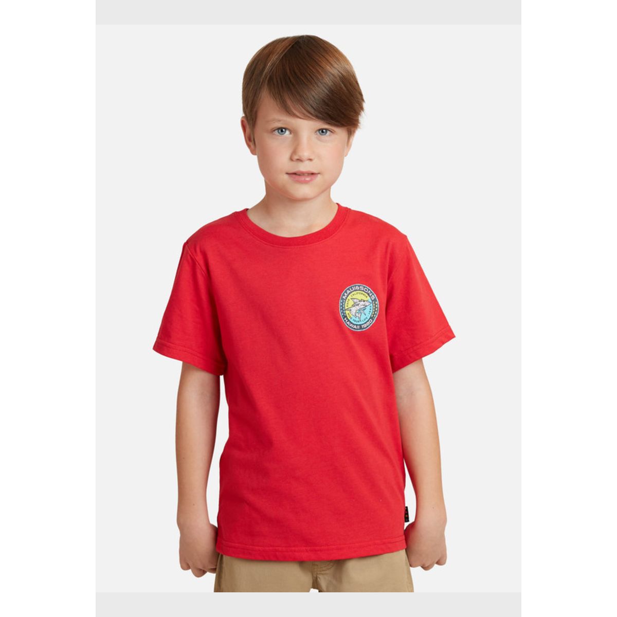 MAUI AND SONS - Polera Since Hawaii Niño Rojo Maui And Sons