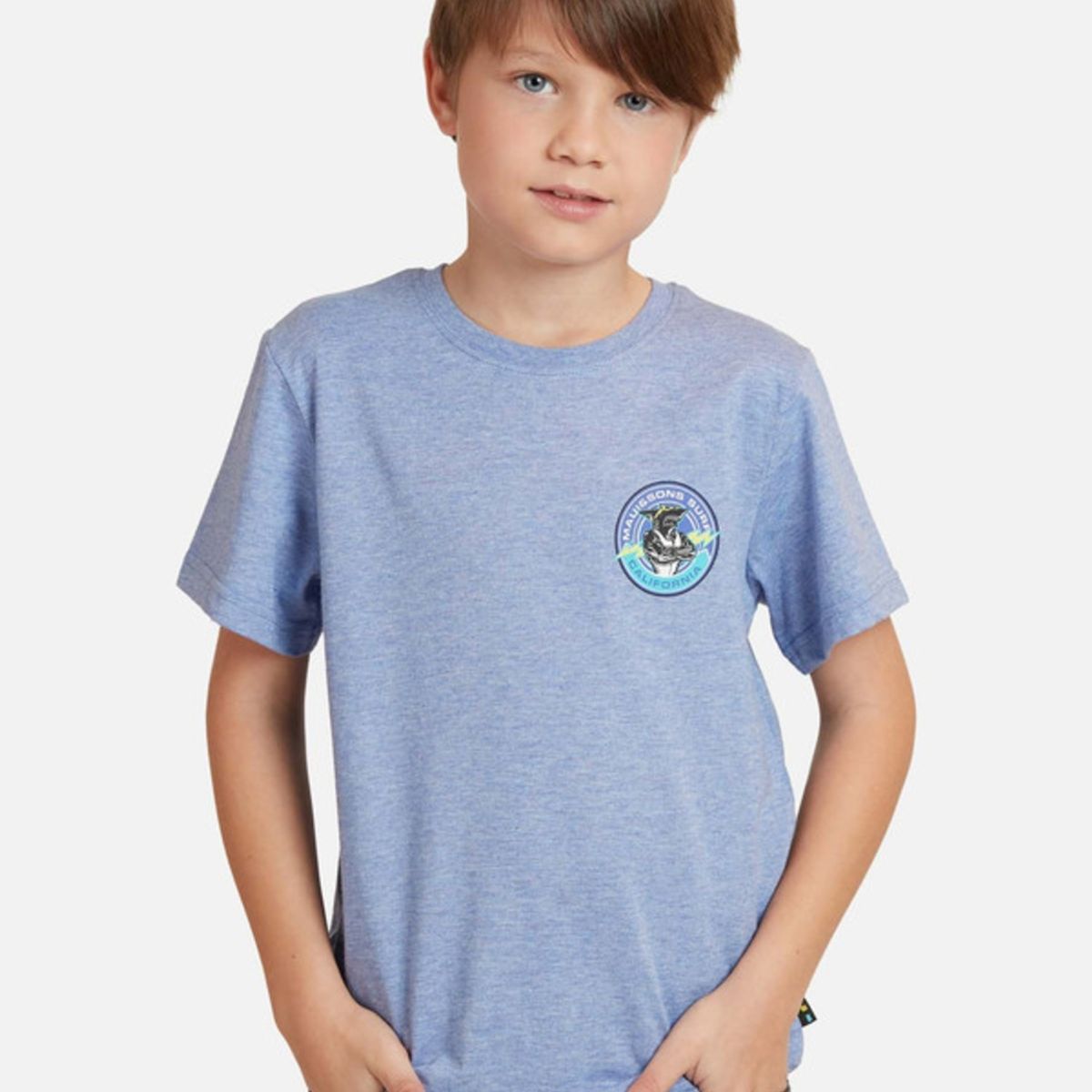 MAUI AND SONS - Polera Maui Surf Shark Tees Kids Niño Morado Maui And Sons