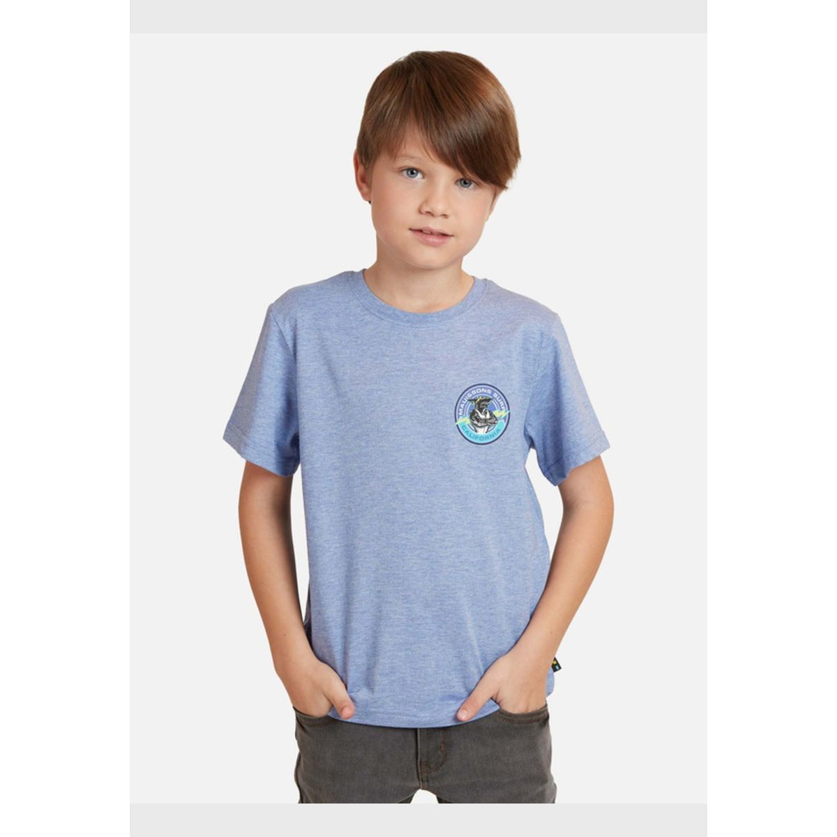 MAUI AND SONS - Polera Maui Surf Shark Tees Kids Niño Morado Maui And Sons