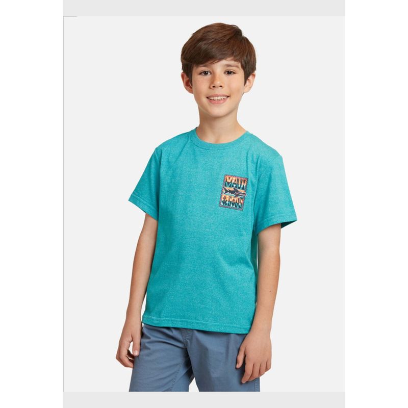 MAUI AND SONS - Polera Mythology Niño Celeste Maui And Sons