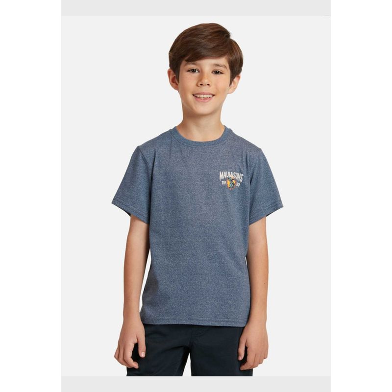 MAUI AND SONS - Polera Wave Of Fire Niño Azul Maui And Sons