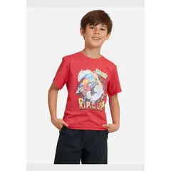 MAUI AND SONS - Polera Rip The Lip Niño Rojo