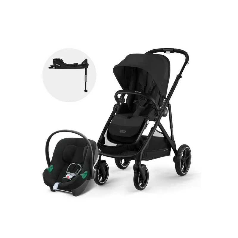 CYBEX - Coche Travel System Gazelle BLK MB + Aton B2+ base CYBEX
