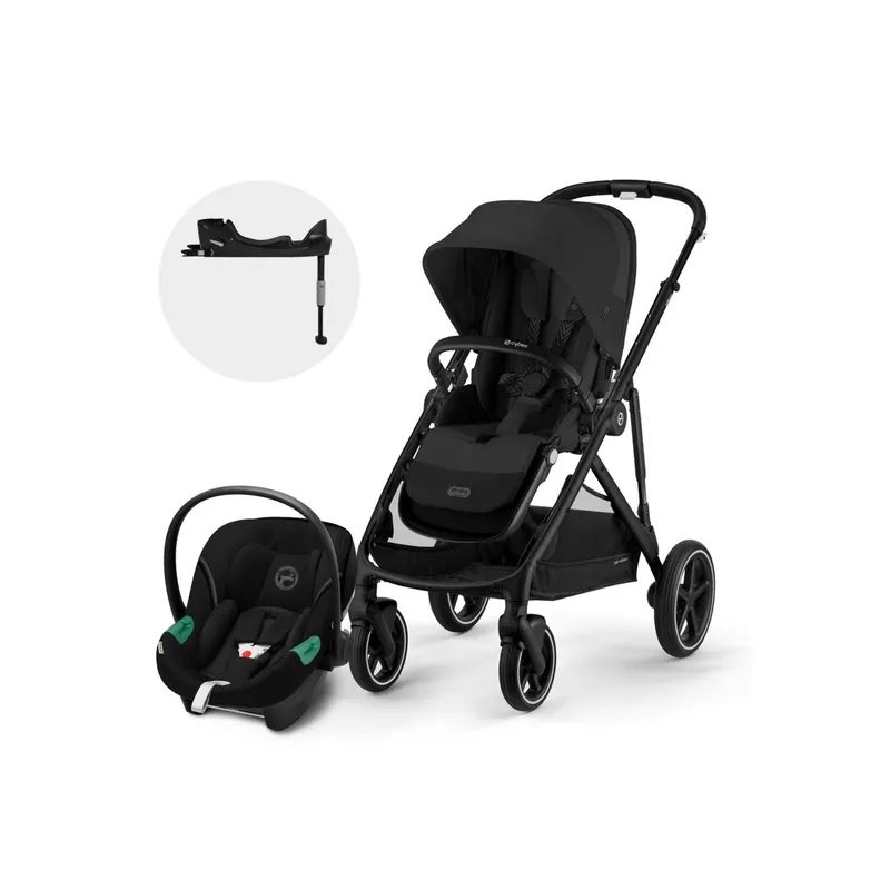 CYBEX - Coche Travel System Gazelle BLK MB + Aton S2+ base CYBEX