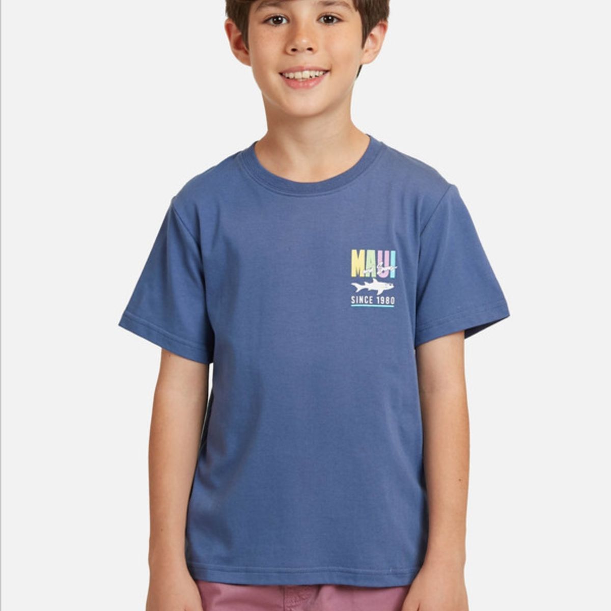 MAUI AND SONS - Polera Maui Classic Niño Azul Maui And Sons