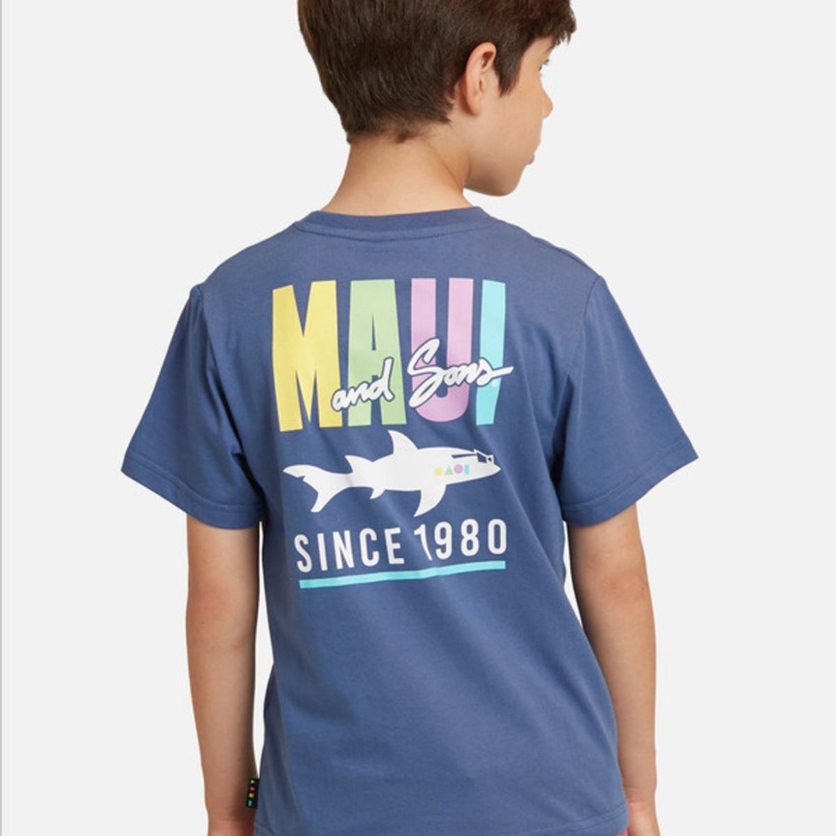 MAUI AND SONS - Polera Maui Classic Niño Azul Maui And Sons