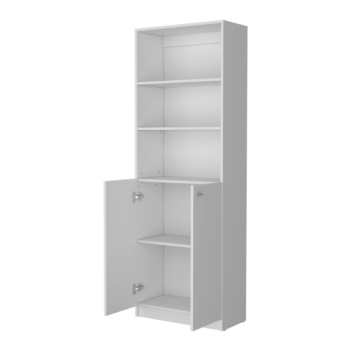 FMFURNITURE - Estante Blanco 180.6x62.8x29.9 cm