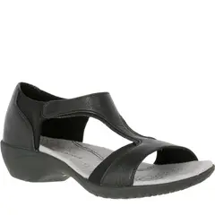HUSH PUPPIES - Sandalia Cuero Meditate Negro