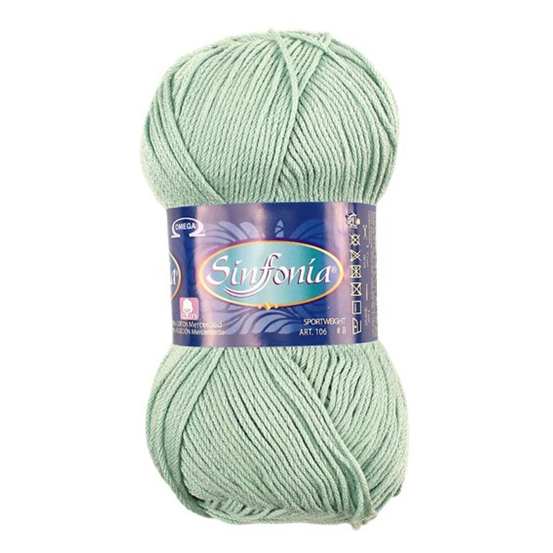OMEGA - Algodón Sinfonía 100 gr. Verde Cristal