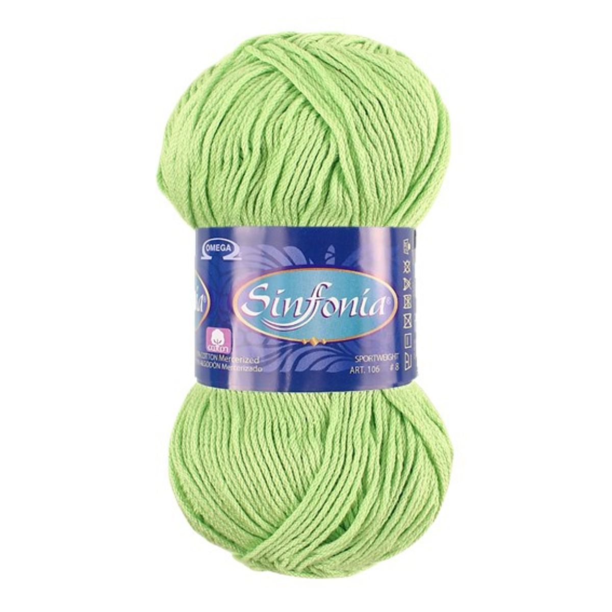 OMEGA - Algodón Sinfonía 100 gr. Pistache