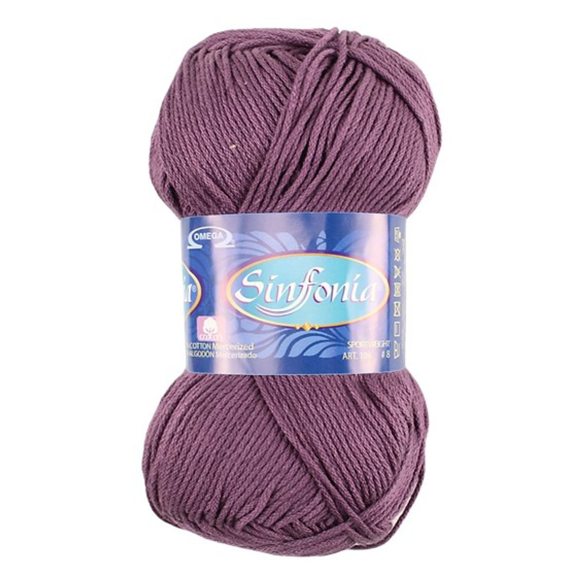 OMEGA - Algodón Sinfonía 100 gr. Lavanda Seco